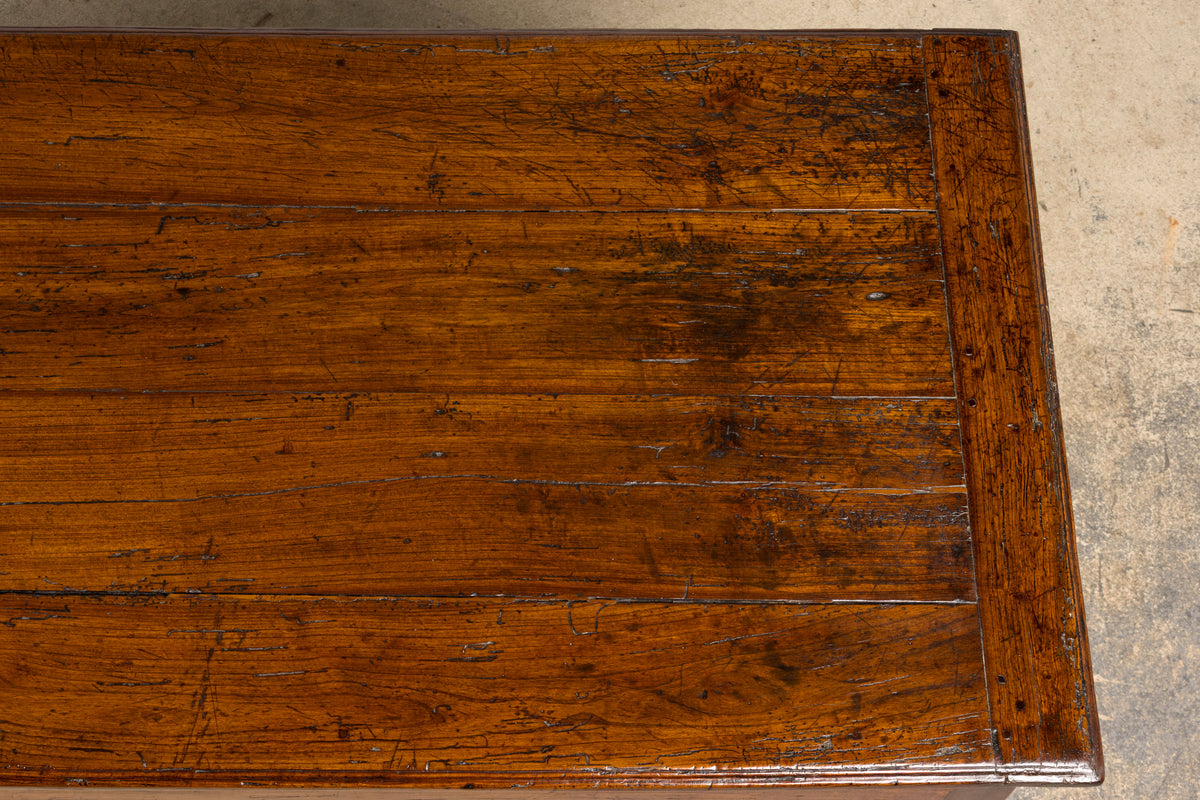 Mid-19th Century French Louis XIII Style Fruitwood Farmhouse Table