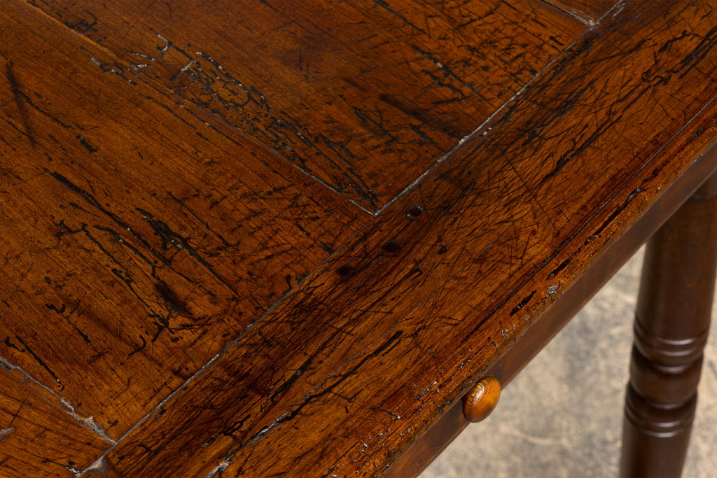 Mid-19th Century French Louis XIII Style Fruitwood Farmhouse Table