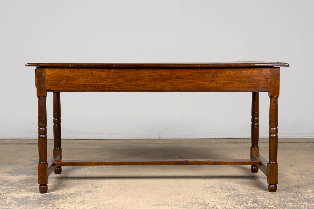 Mid-19th Century French Louis XIII Style Fruitwood Farmhouse Table