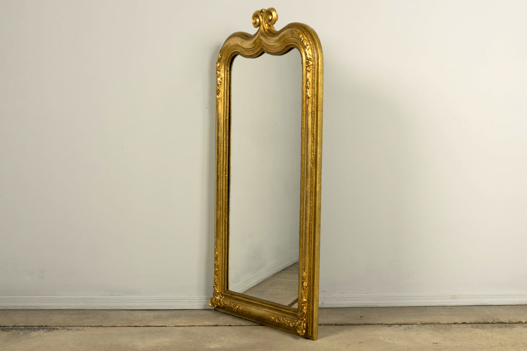 Mid-19th Century Restored French Louis Philippe Giltwood Mirror