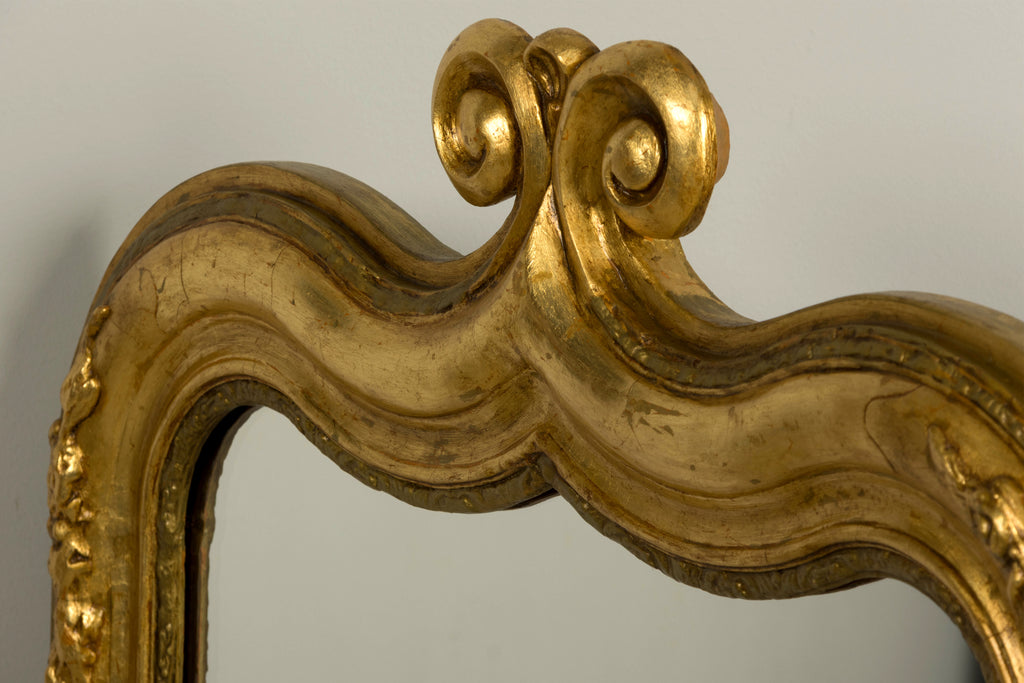 Mid-19th Century Restored French Louis Philippe Giltwood Mirror