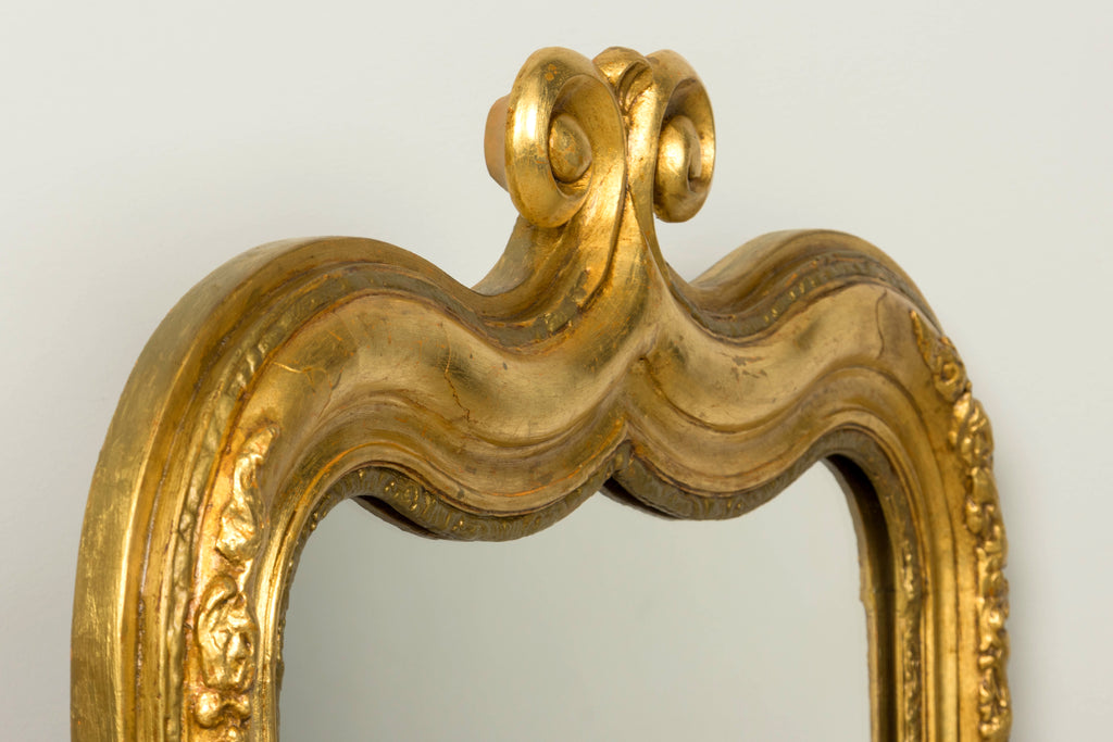 Mid-19th Century Restored French Louis Philippe Giltwood Mirror