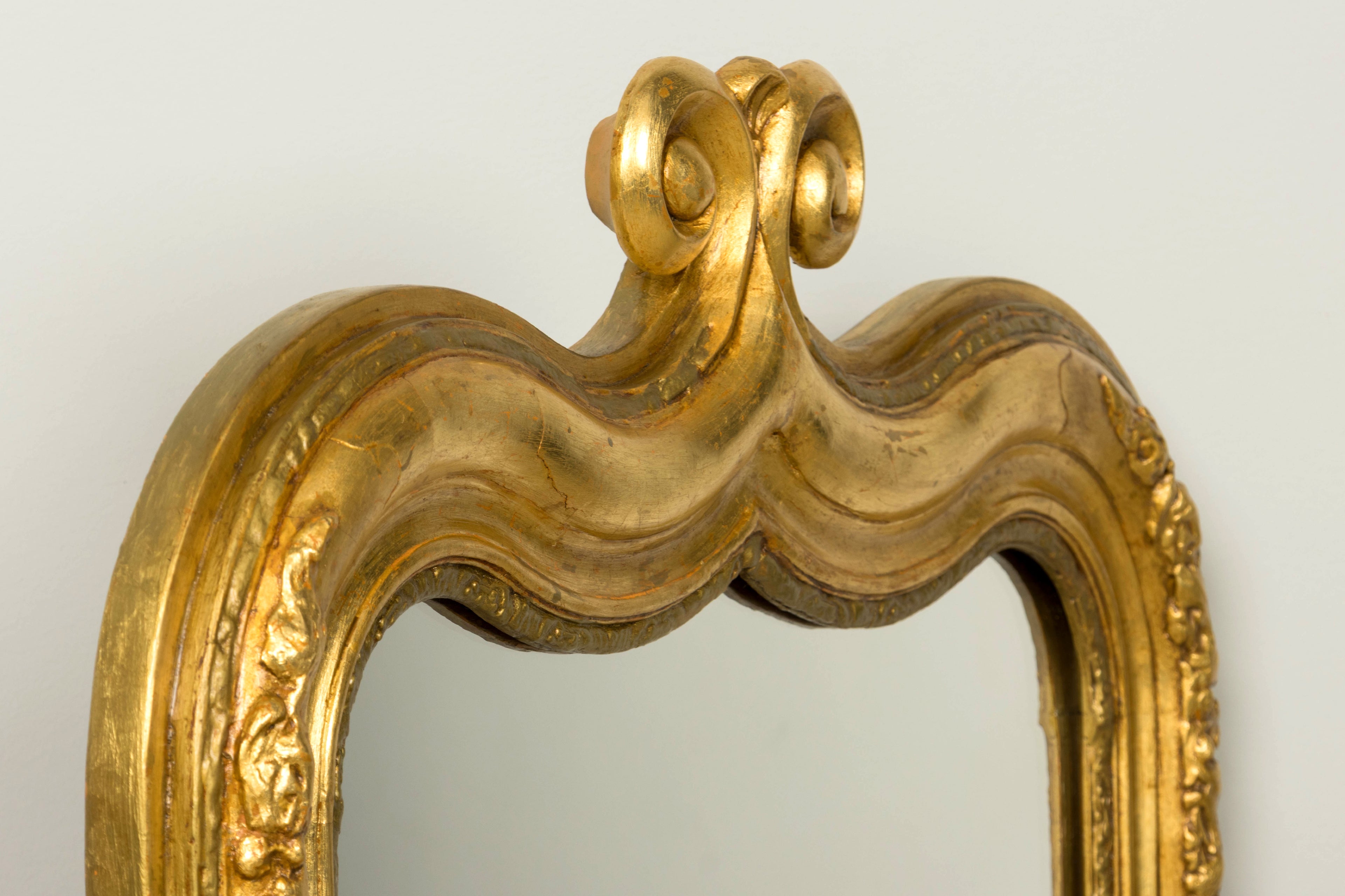 Mid-19th Century Restored French Louis Philippe Giltwood Mirror