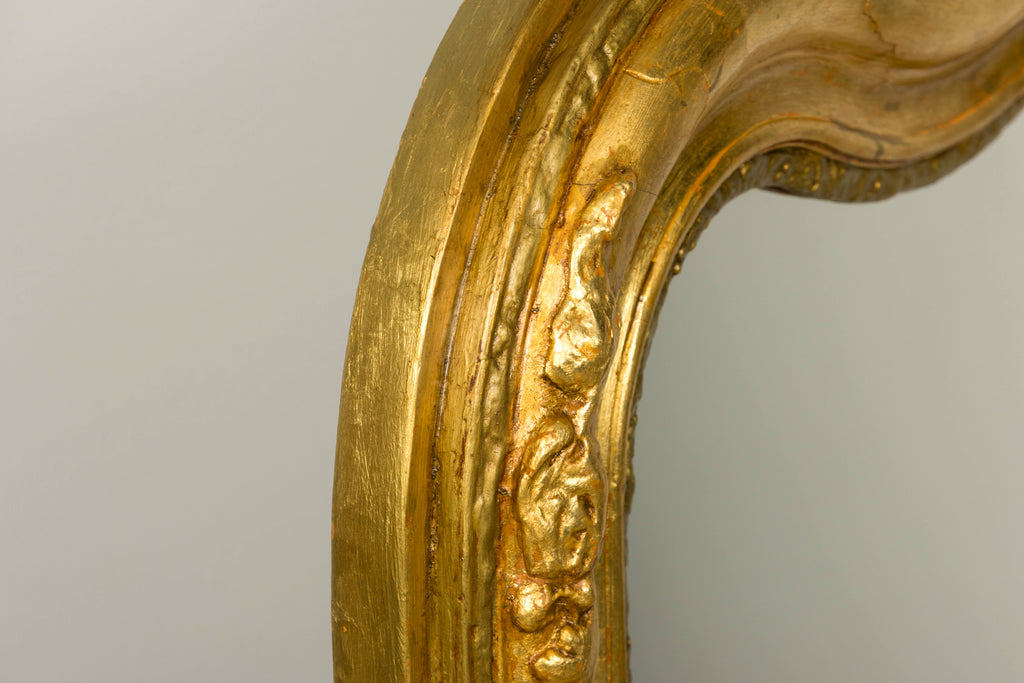 Mid-19th Century Restored French Louis Philippe Giltwood Mirror