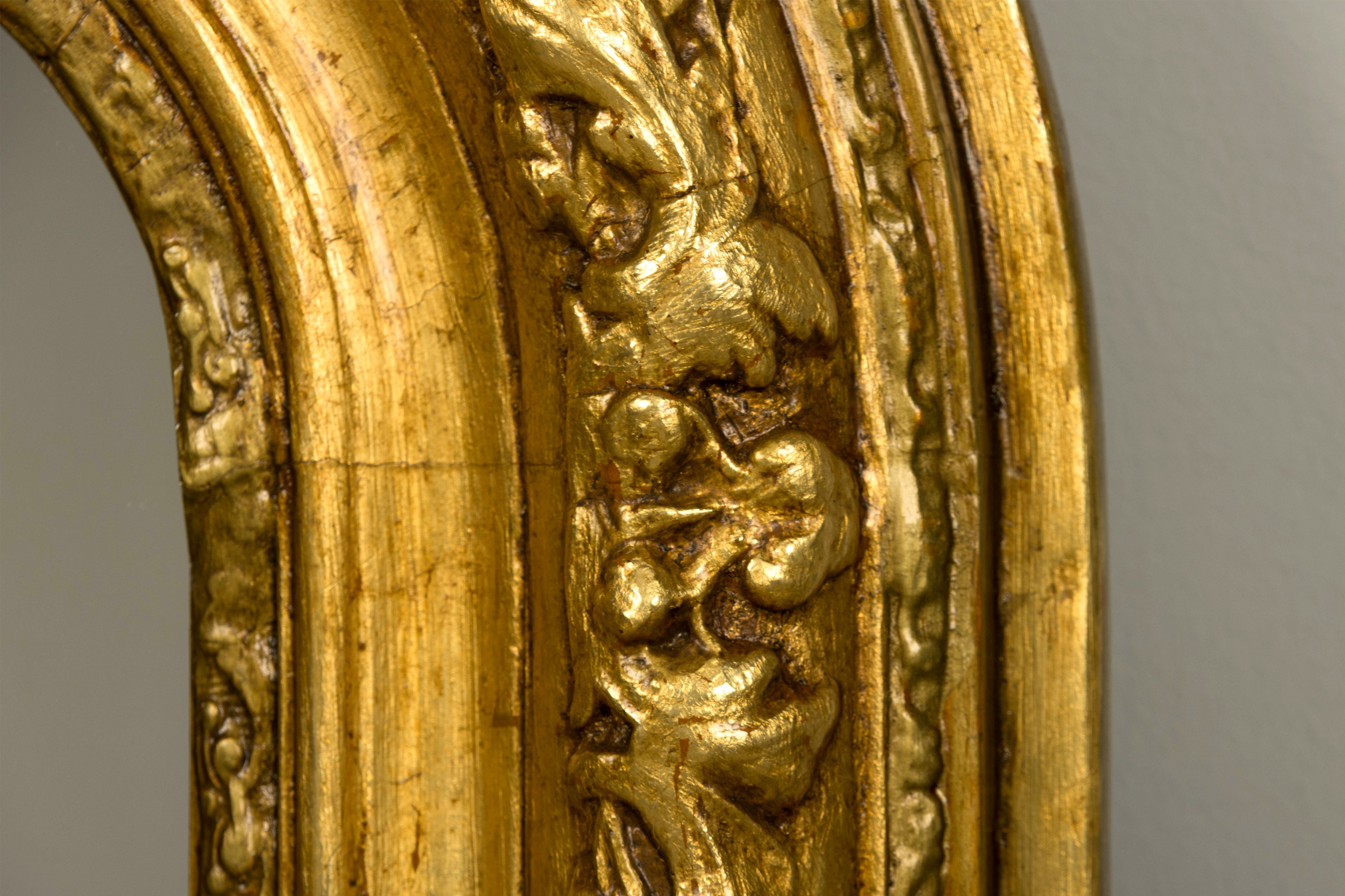 Mid-19th Century Restored French Louis Philippe Giltwood Mirror