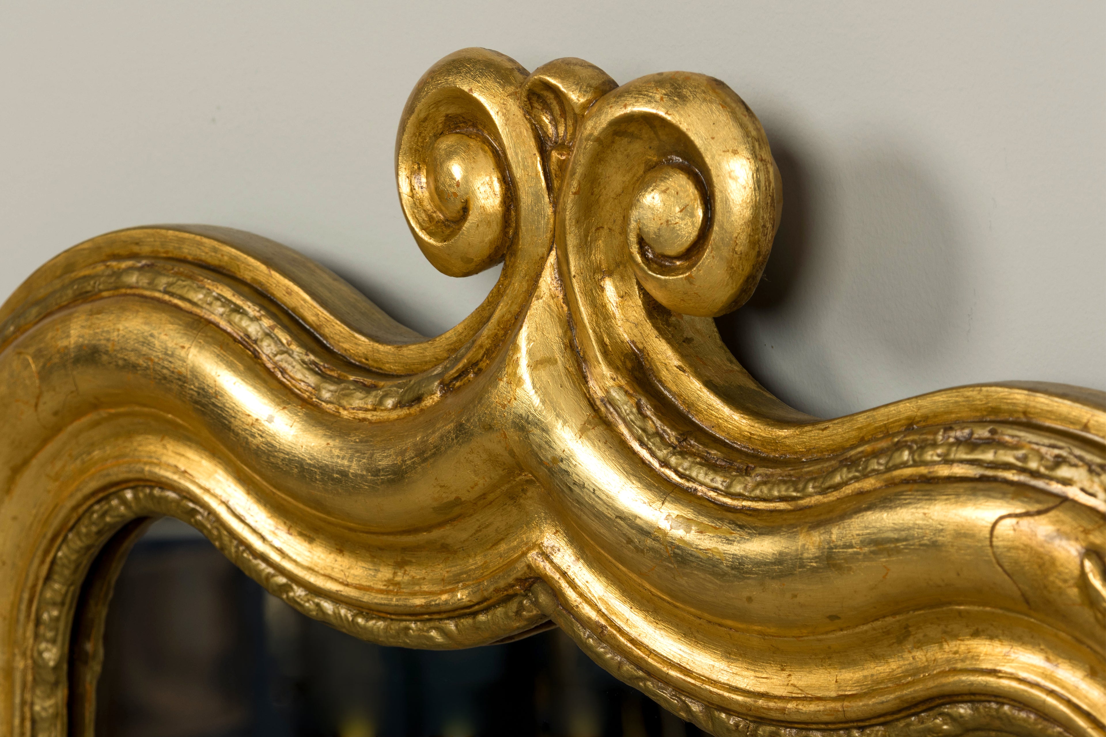 Mid-19th Century Restored French Louis Philippe Giltwood Mirror