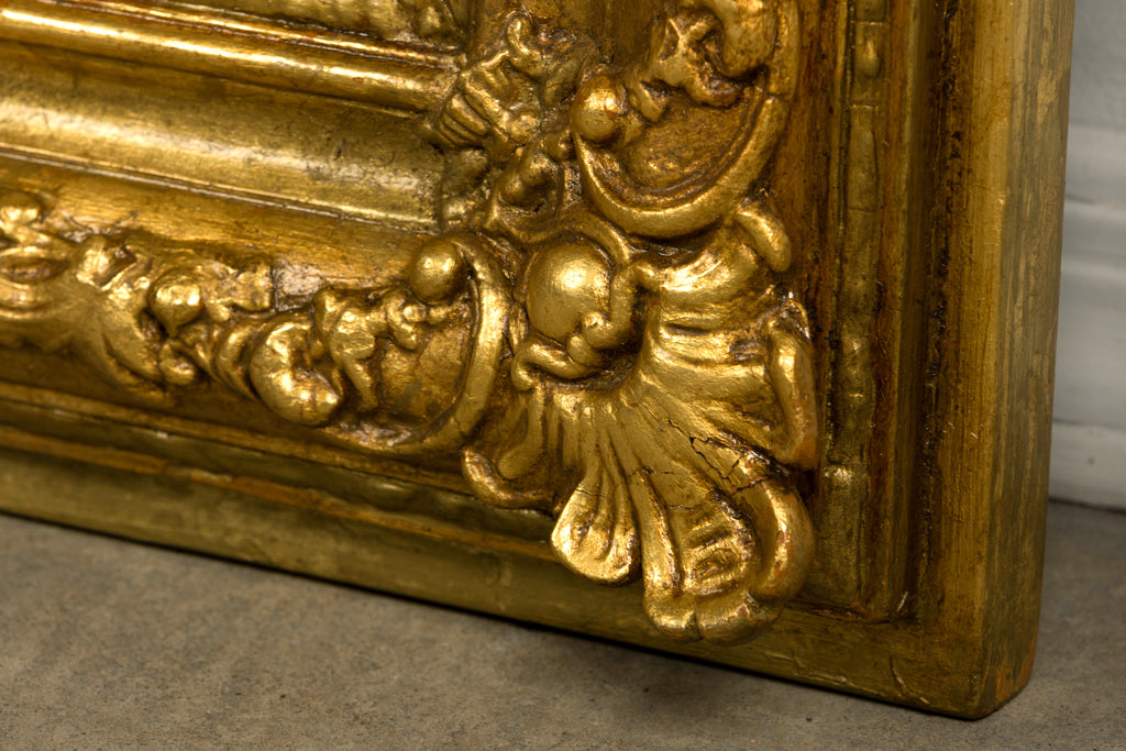Mid-19th Century Restored French Louis Philippe Giltwood Mirror