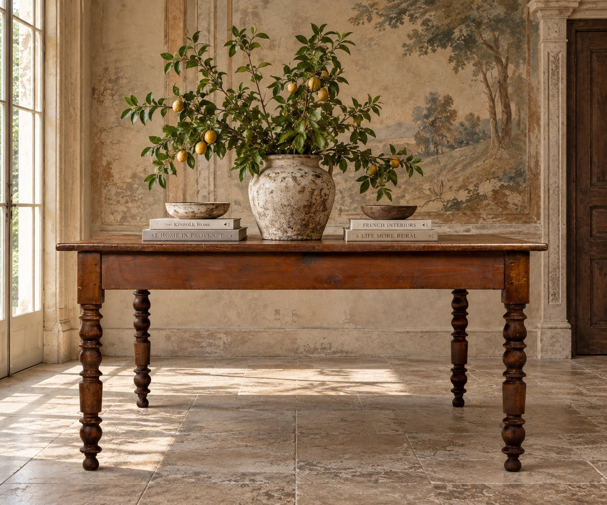Mid-19th Century French Louis Philippe Oak Table