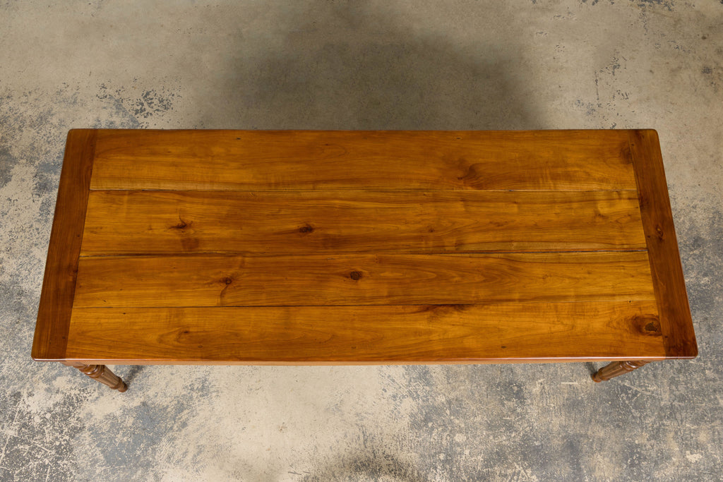 Mid-19th Century French Provincial Cherrywood Farmhouse Table