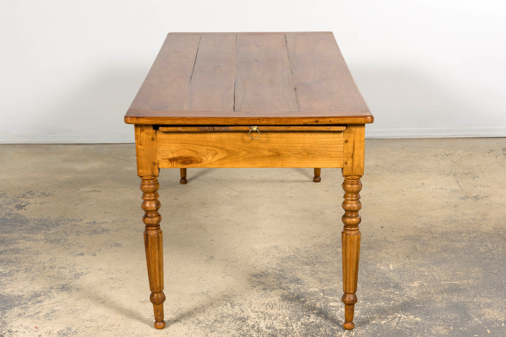 Mid-19th Century French Provincial Cherrywood Farmhouse Table