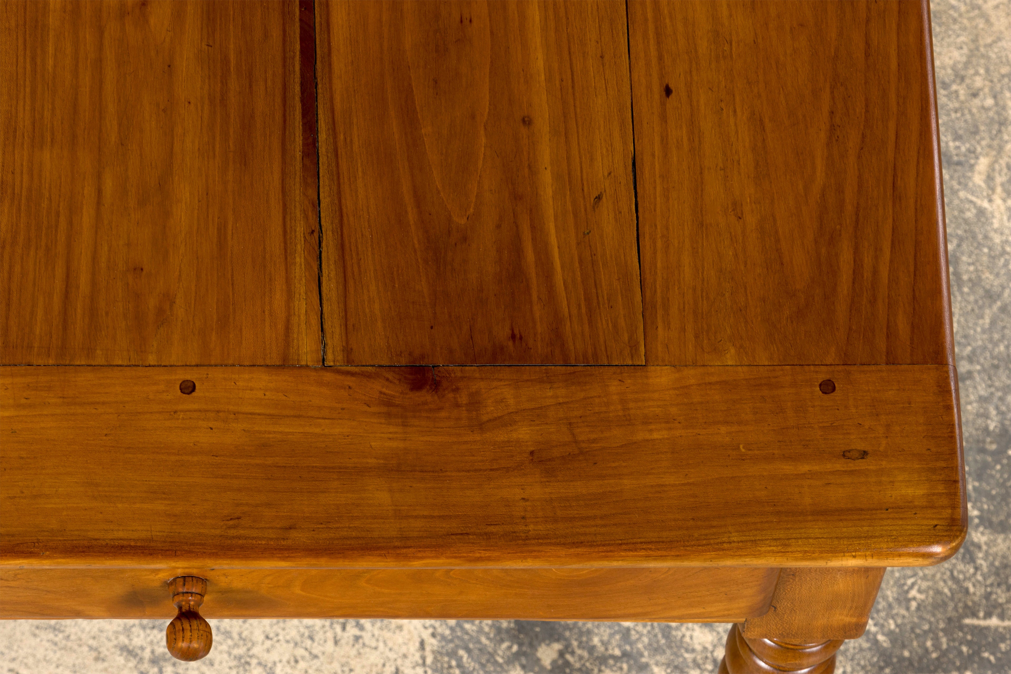 Mid-19th Century French Provincial Cherrywood Farmhouse Table