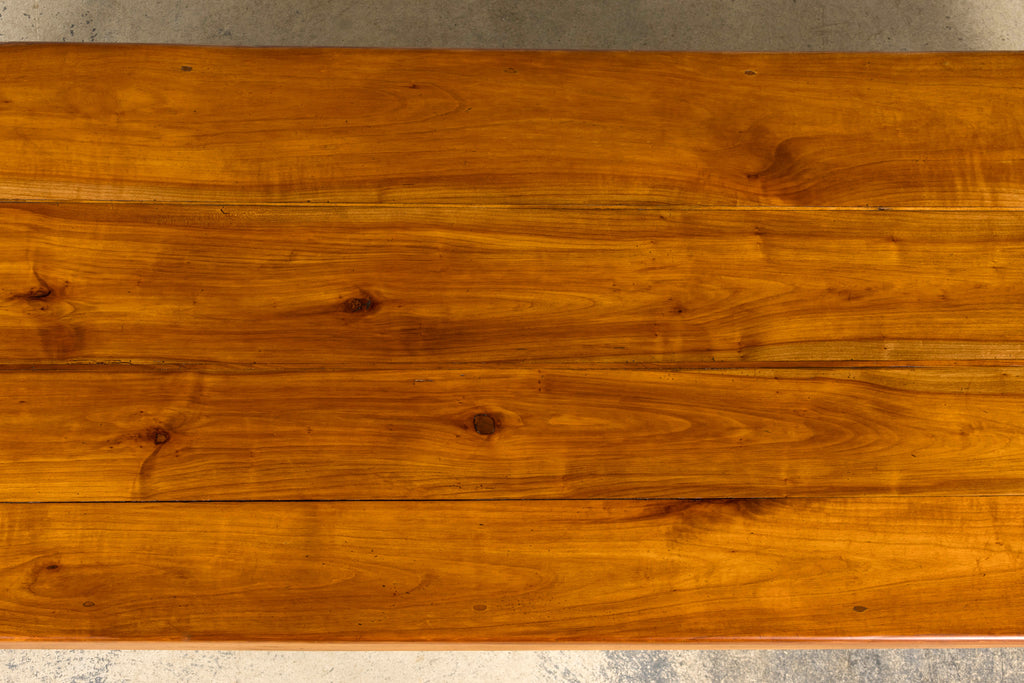 Mid-19th Century French Provincial Cherrywood Farmhouse Table
