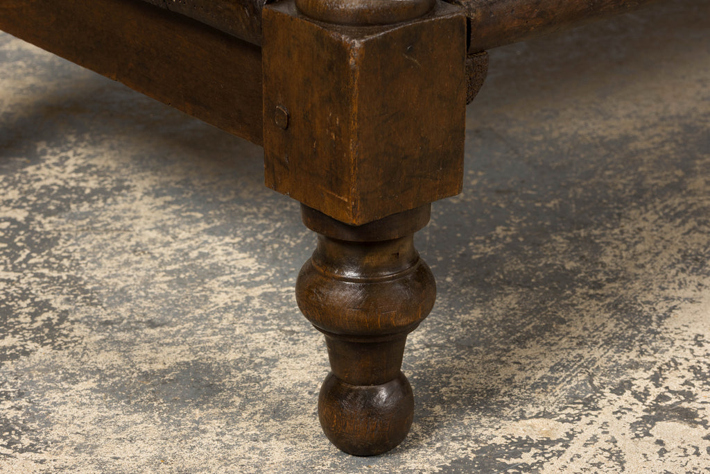ON HOLD Mid 19th Century French Provincial Oak Draper’s Console Table