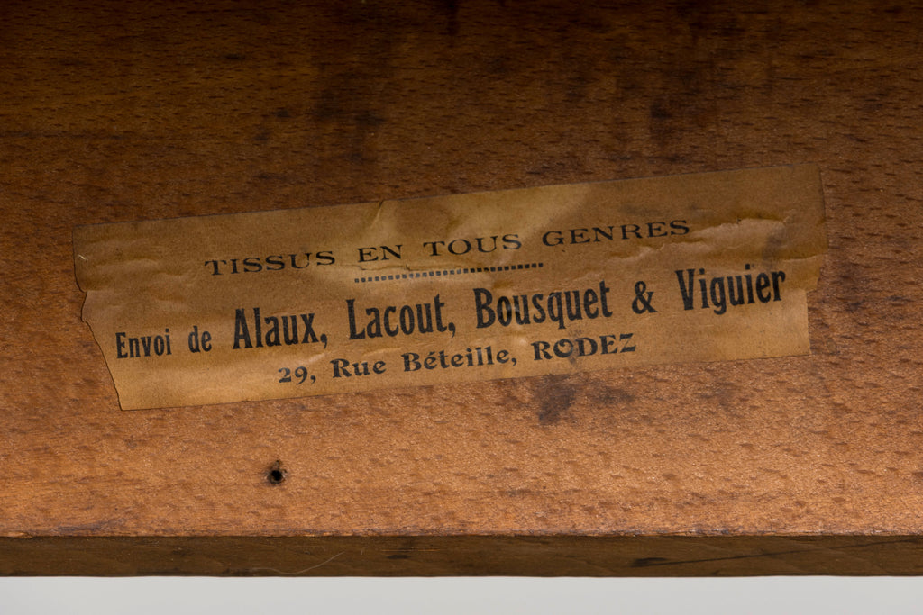ON HOLD Mid 19th Century French Provincial Oak Draper’s Console Table