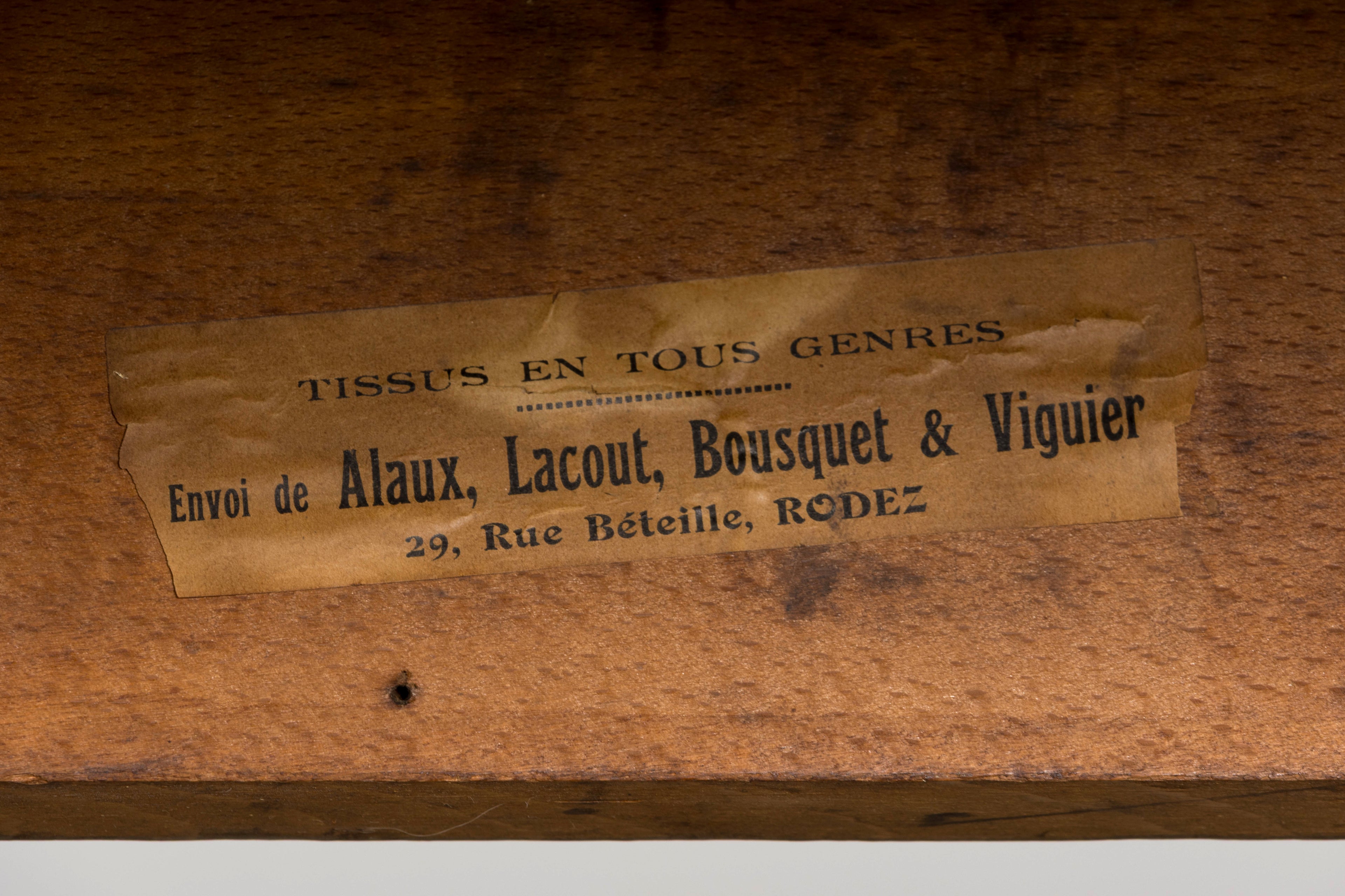 ON HOLD Mid 19th Century French Provincial Oak Draper’s Console Table