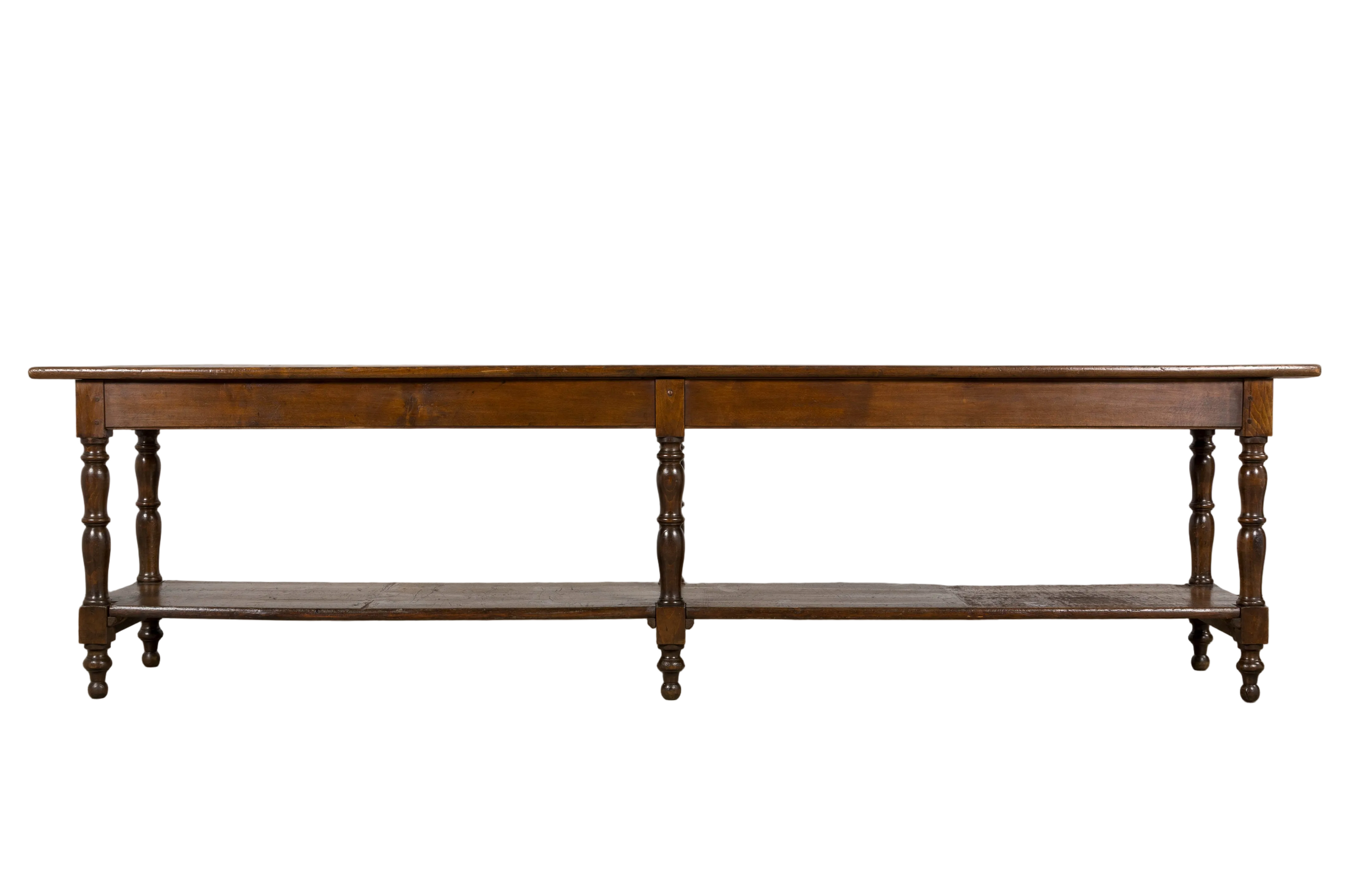 Mid 19th Century French Provincial Oak Draper’s Console Table