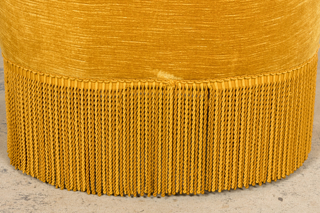 Napoleon III Style Velvet Crapaud Armchair, Provence, 1940