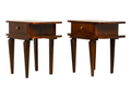Pair of French Art Deco Rosewood Nightstands, 1930s