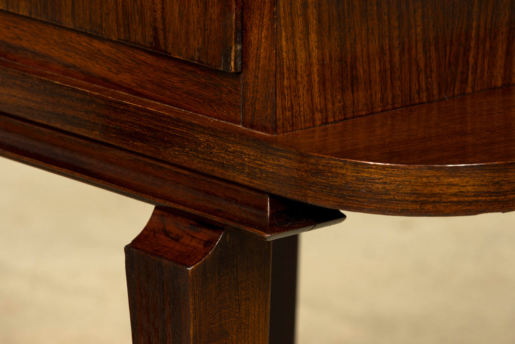 Pair of French Art Deco Rosewood Nightstands, 1930s
