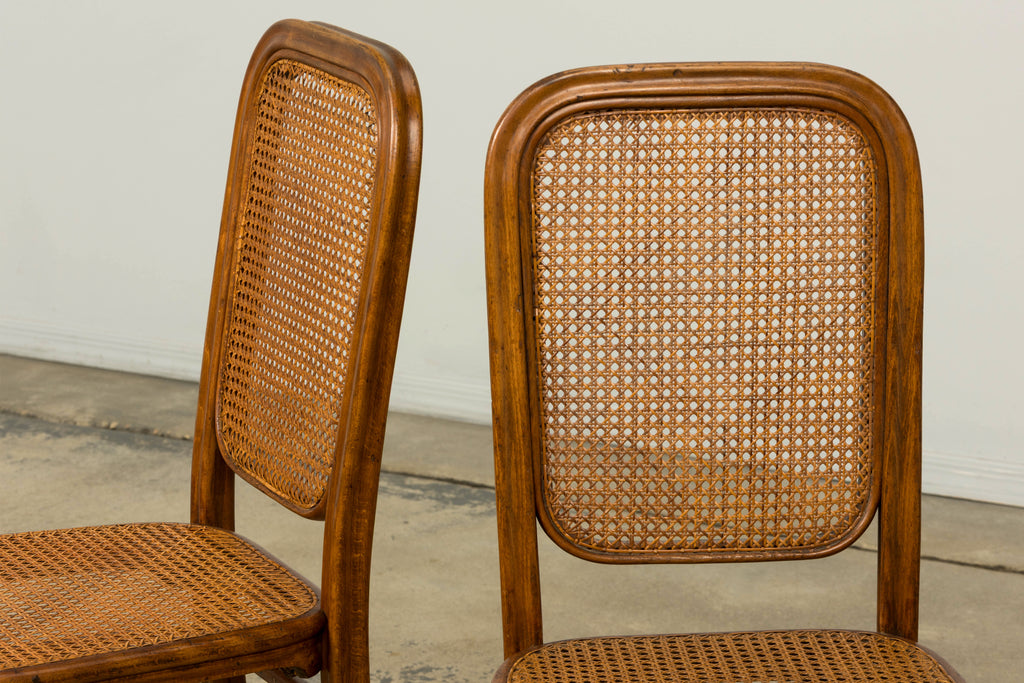Set of 10 Late 19th Century Austrian Thonet Bentwood Cane Dining Chairs