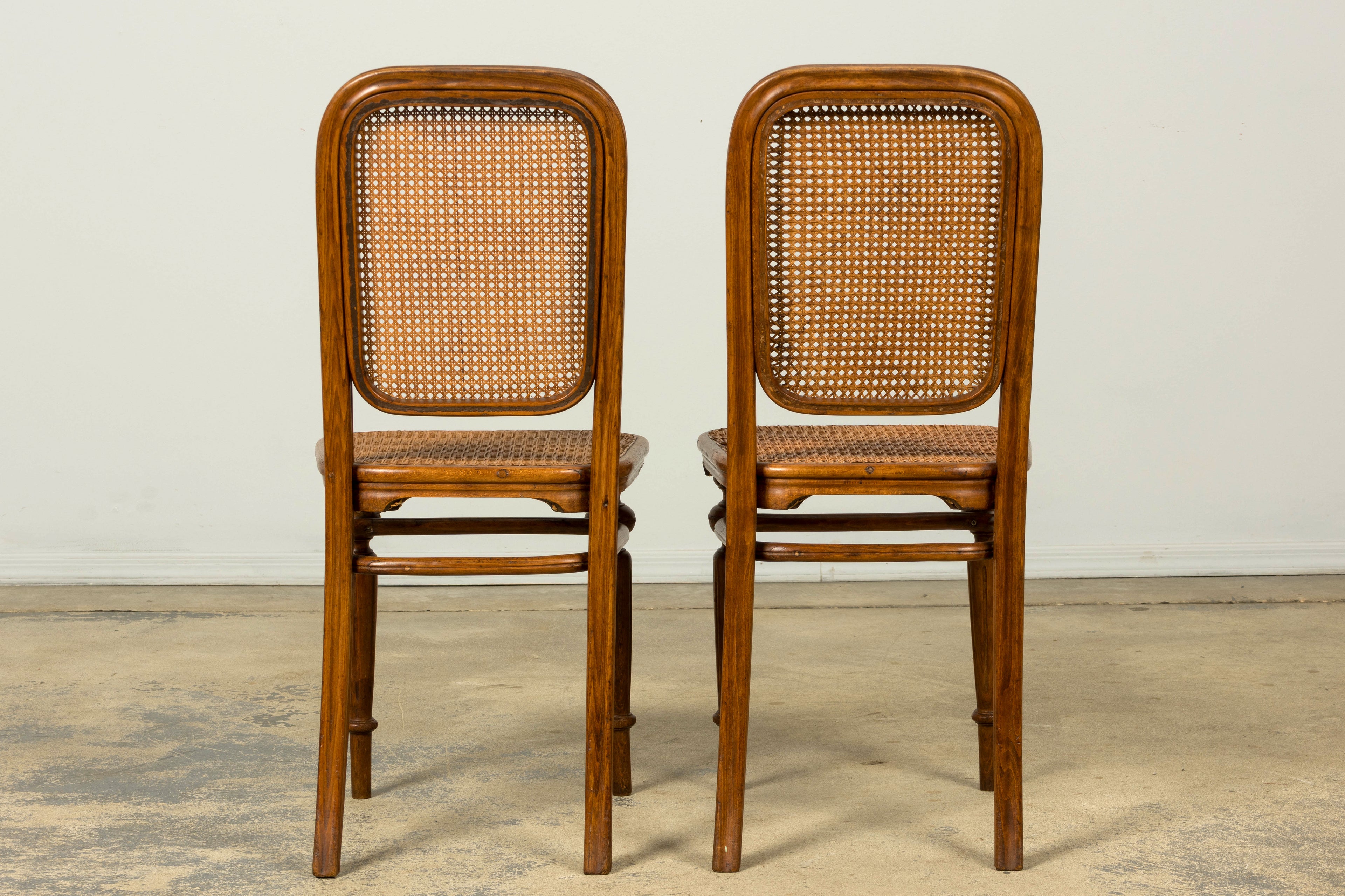 Set of 10 Late 19th Century Austrian Thonet Bentwood Cane Dining Chairs