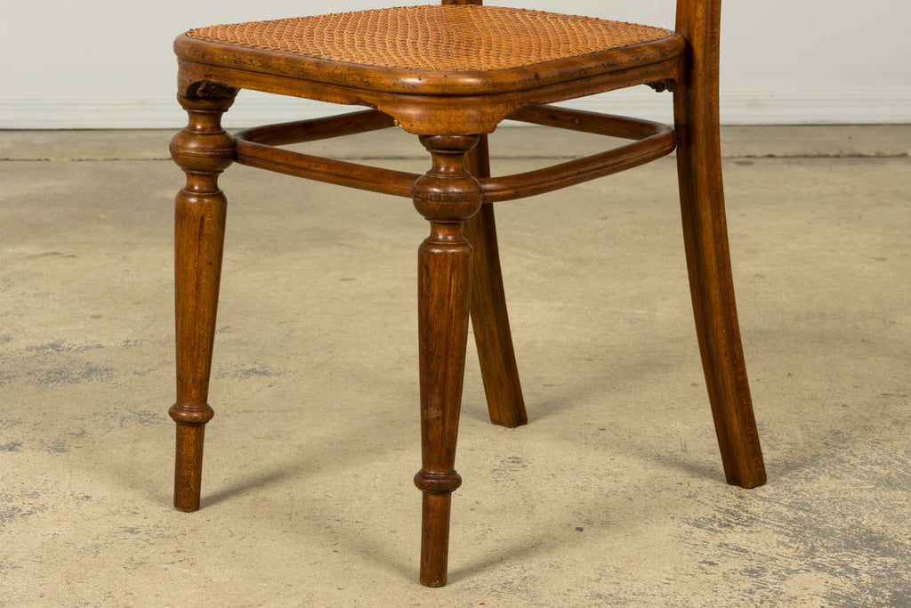Set of 10 Late 19th Century Austrian Thonet Bentwood Cane Dining Chairs
