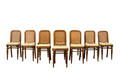 Set of 10 Late 19th Century Austrian Thonet Bentwood Cane Dining Chairs