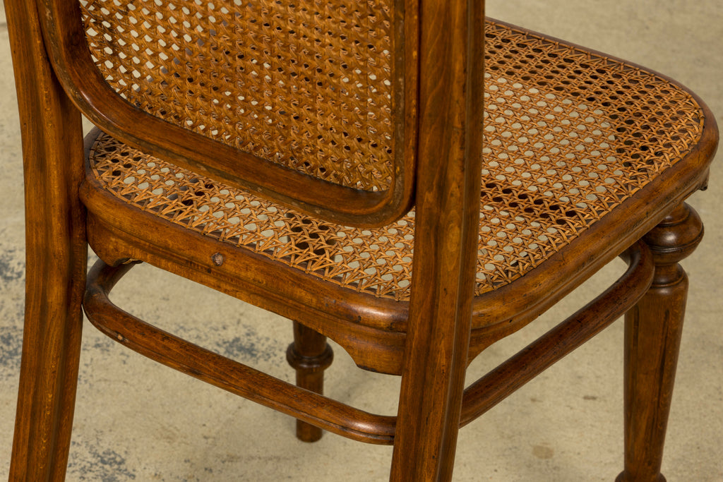 Set of 10 Late 19th Century Austrian Thonet Bentwood Cane Dining Chairs