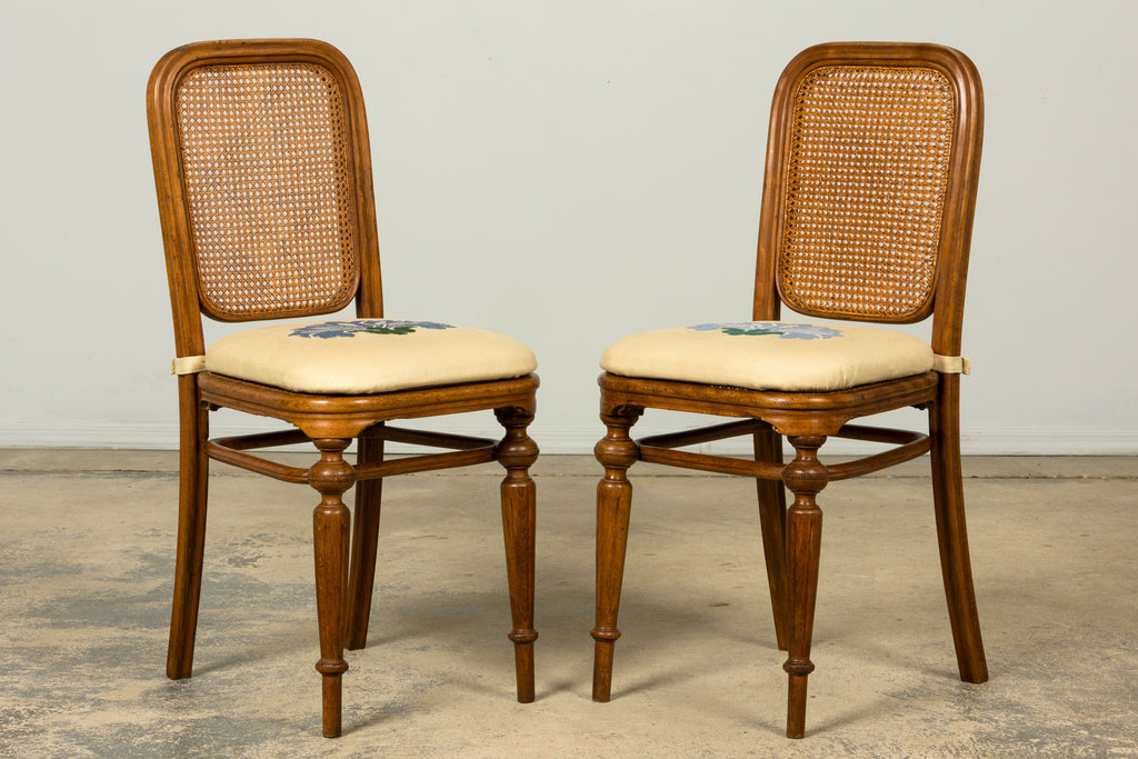 Set of 10 Late 19th Century Austrian Thonet Bentwood Cane Dining Chairs