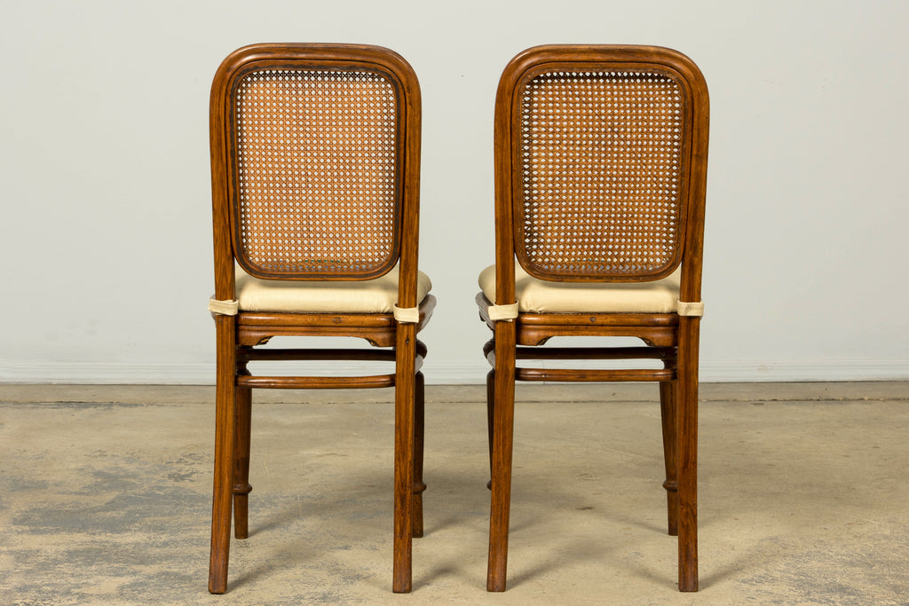 Set of 10 Late 19th Century Austrian Thonet Bentwood Cane Dining Chairs