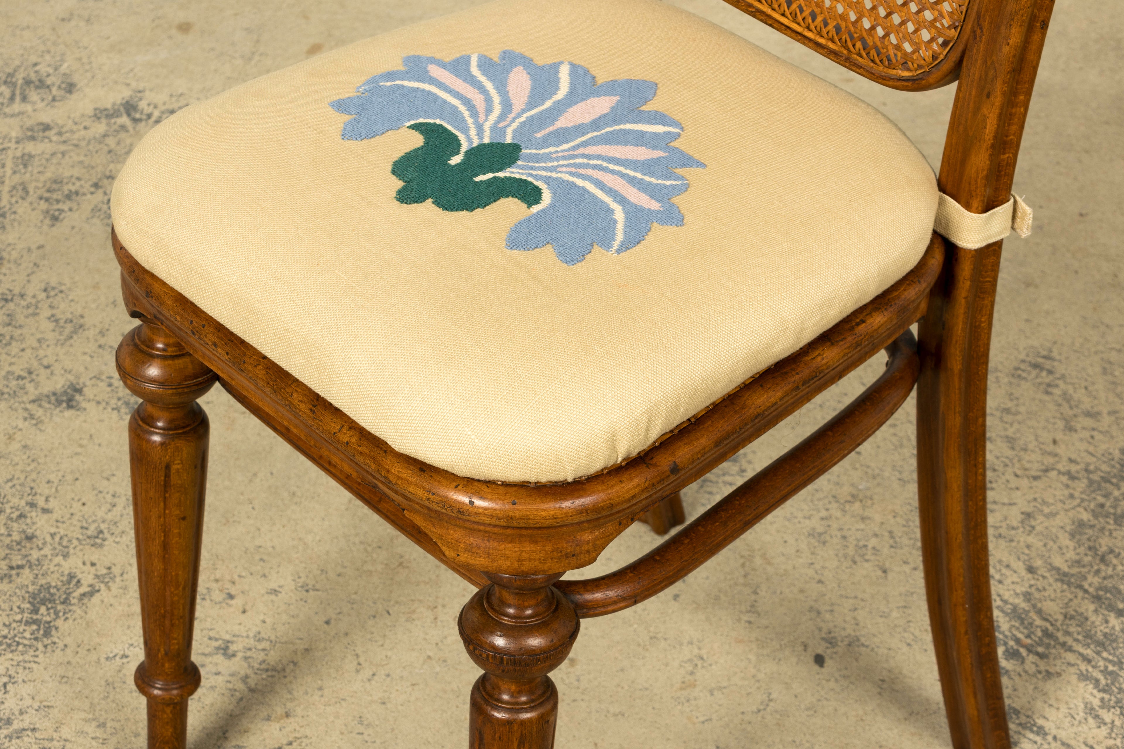 Set of 10 Late 19th Century Austrian Thonet Bentwood Cane Dining Chairs