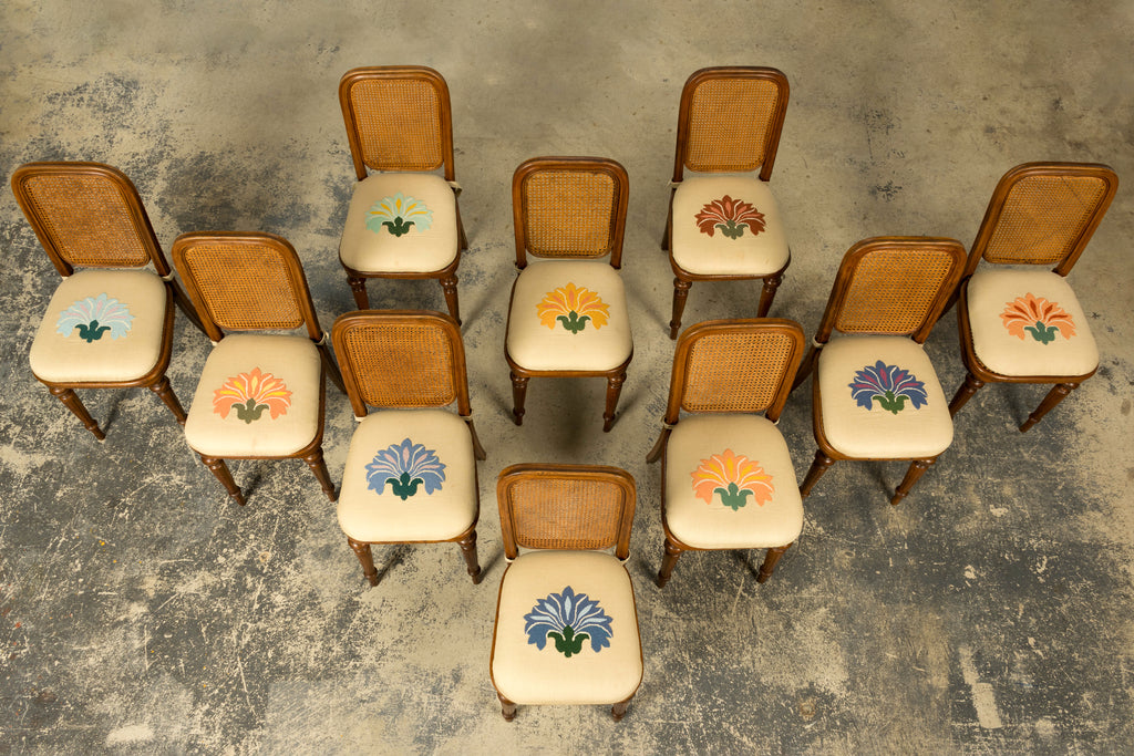 Set of 10 Late 19th Century Austrian Thonet Bentwood Cane Dining Chairs