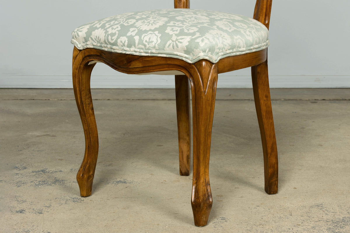 Set of 10 Antique French Louis Philippe Walnut Dining Chairs, Late 19th Century
