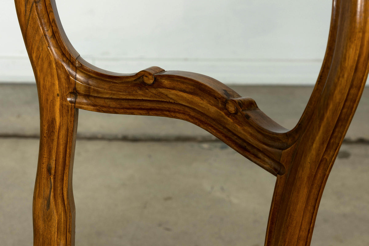 Set of 10 Antique French Louis Philippe Walnut Dining Chairs, Late 19th Century