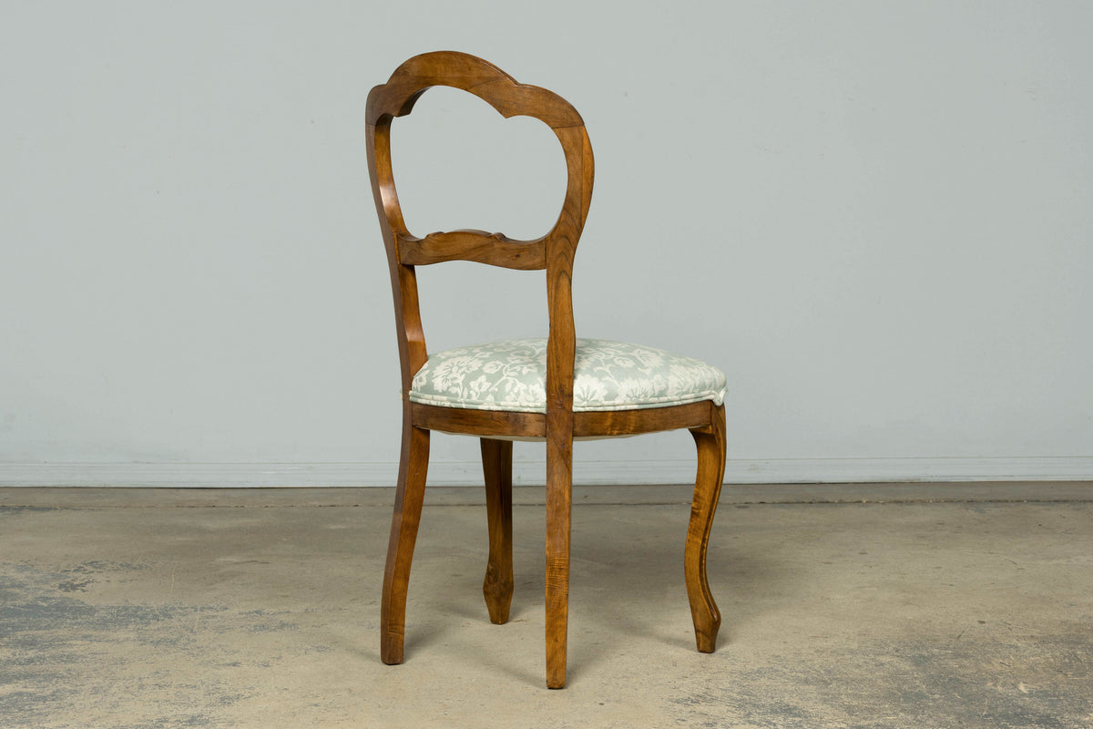 Set of 10 Antique French Louis Philippe Walnut Dining Chairs, Late 19th Century