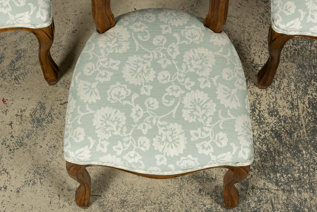Set of 10 Antique French Louis Philippe Walnut Dining Chairs, Late 19th Century