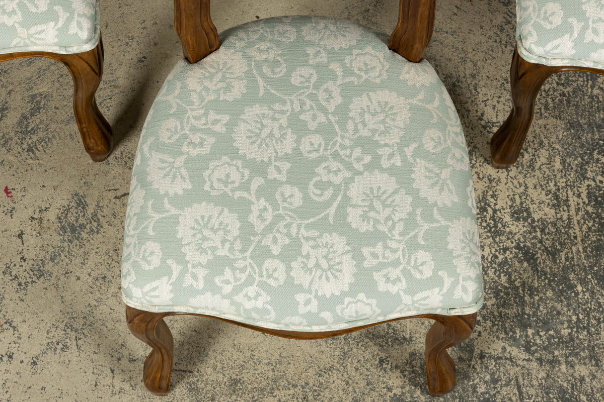 Set of 10 Antique French Louis Philippe Walnut Dining Chairs, Late 19th Century