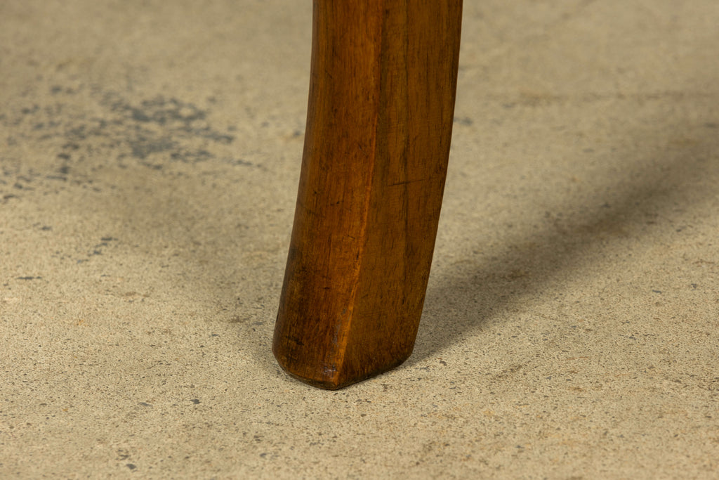 Set of 10 Mid-19th C. French Louis Philippe Walnut Dining Chairs in Yellow Linen