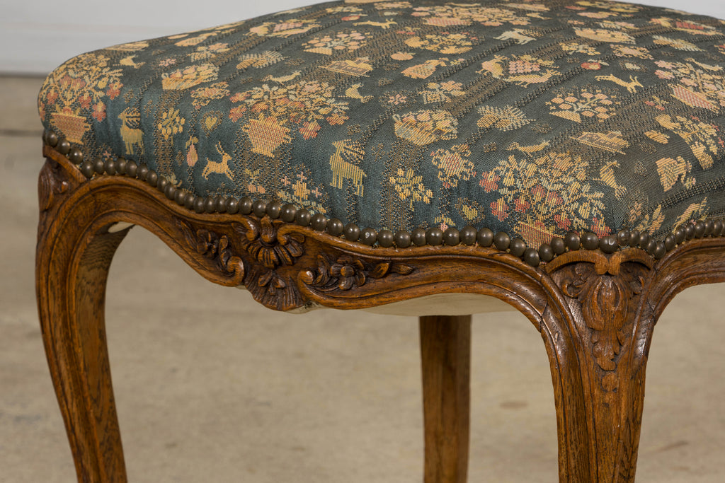 Set of 12 Late 19th Century French Provincial Louis XV Oak Dining Chairs