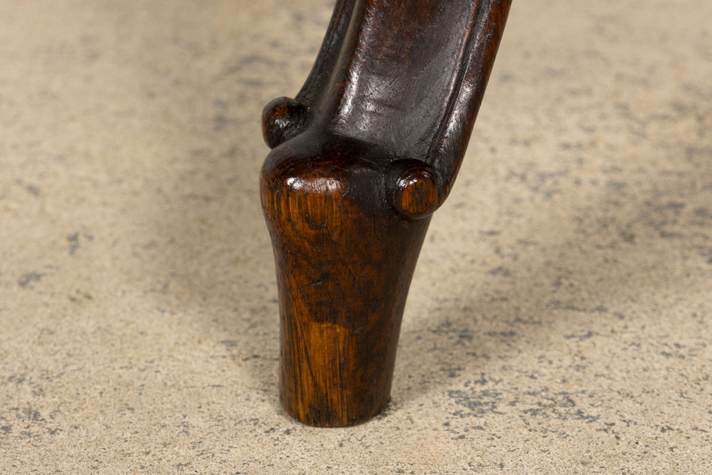 Set of 12 Late 19th Century French Renaissance Revival Carved Oak Dining Chairs with Embossed Leather