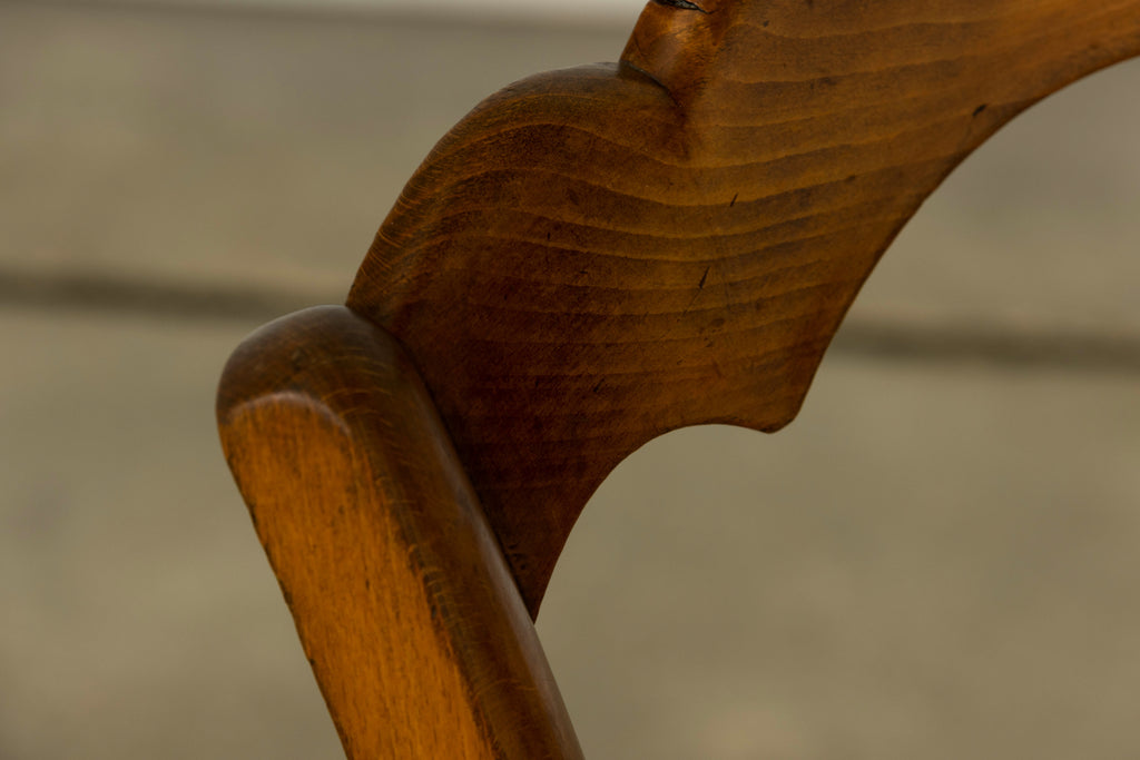Set of 14 Mid-19th Century French Provincial Petite Maple Rush Seat Dining Chairs