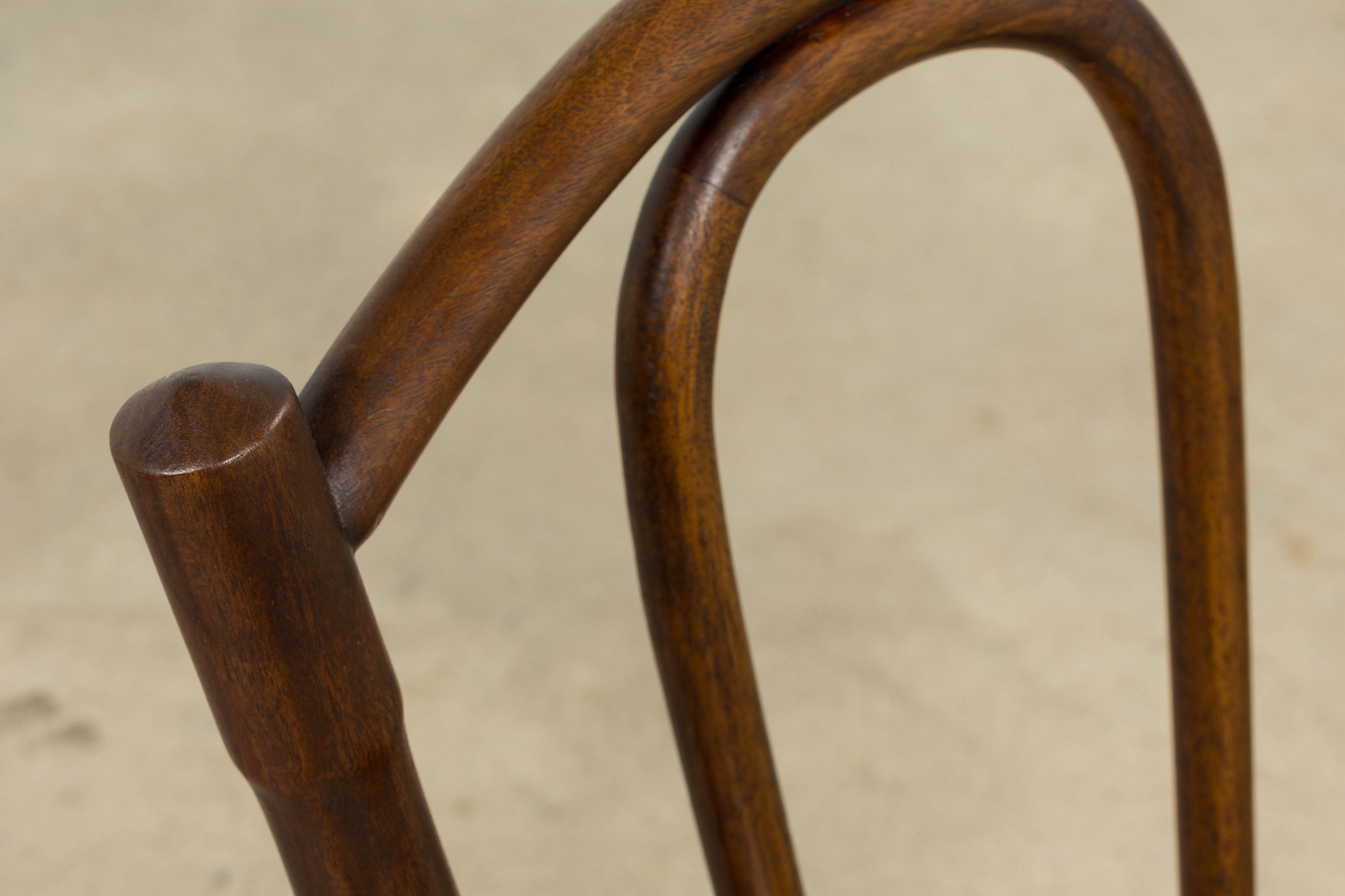 Set of 4 French Bentwood Bistro Dining Chairs, Provence, Mid-20th Century