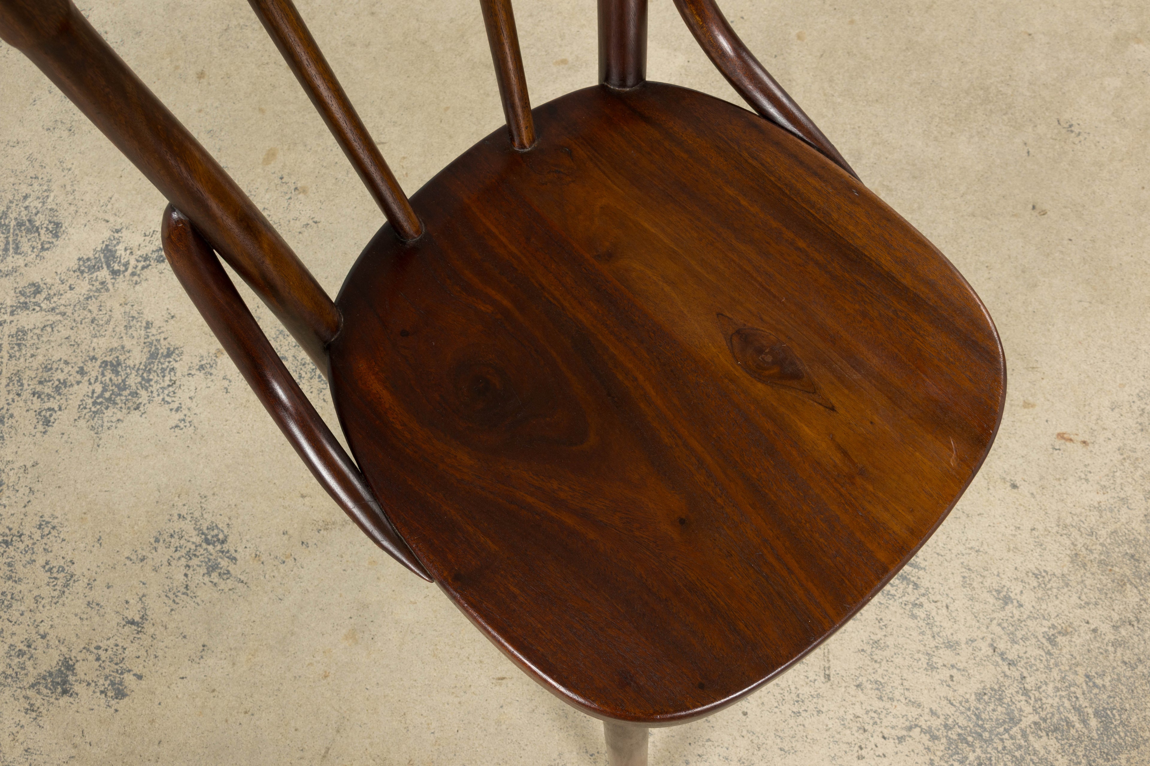 Set of 4 French Bentwood Bistro Dining Chairs, Provence, Mid-20th Century