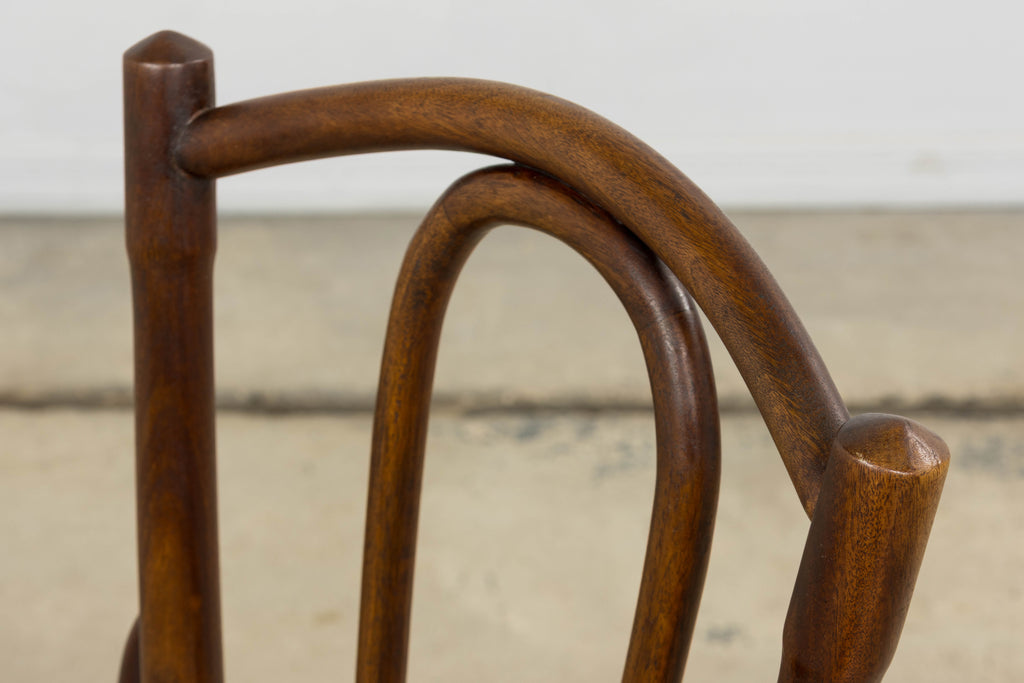 Set of 4 French Bentwood Bistro Dining Chairs, Provence, Mid-20th Century