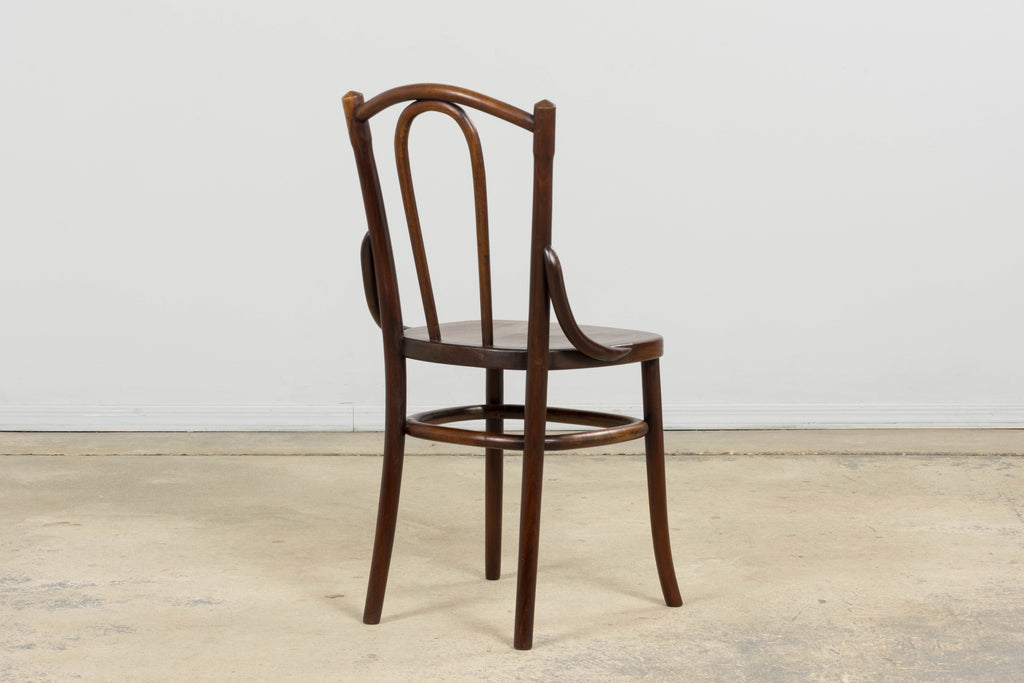 Set of 4 French Bentwood Bistro Dining Chairs, Provence, Mid-20th Century