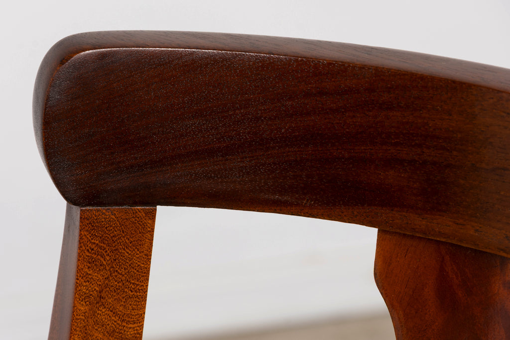 Set of 8 Early 19th Century French Empire Mahogany Gondola Dining Chairs