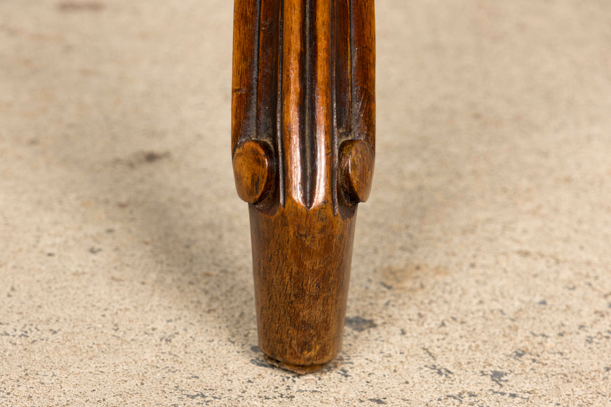 Set of 8 Early 20th Century French Louis XV Style Walnut Cane Dining Chairs