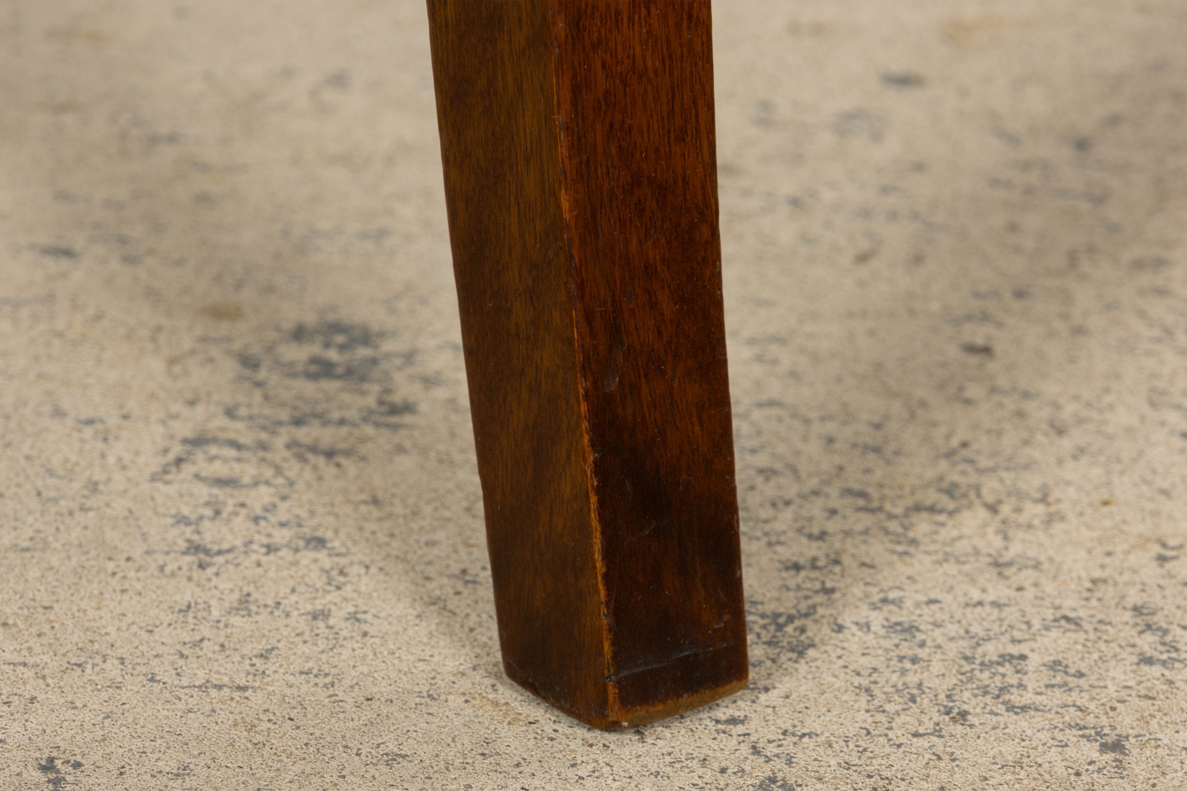 Set of Six Early 20th Century French Empire Mahogany Gondola Dining Chairs