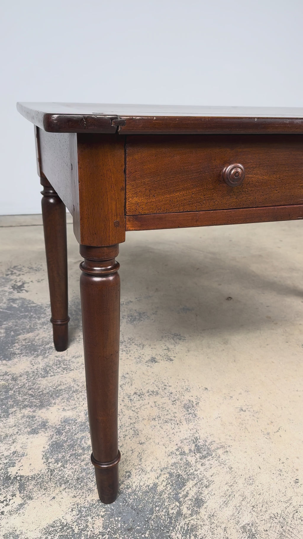 Mid-19th Century French Louis Philippe Walnut Writing Table