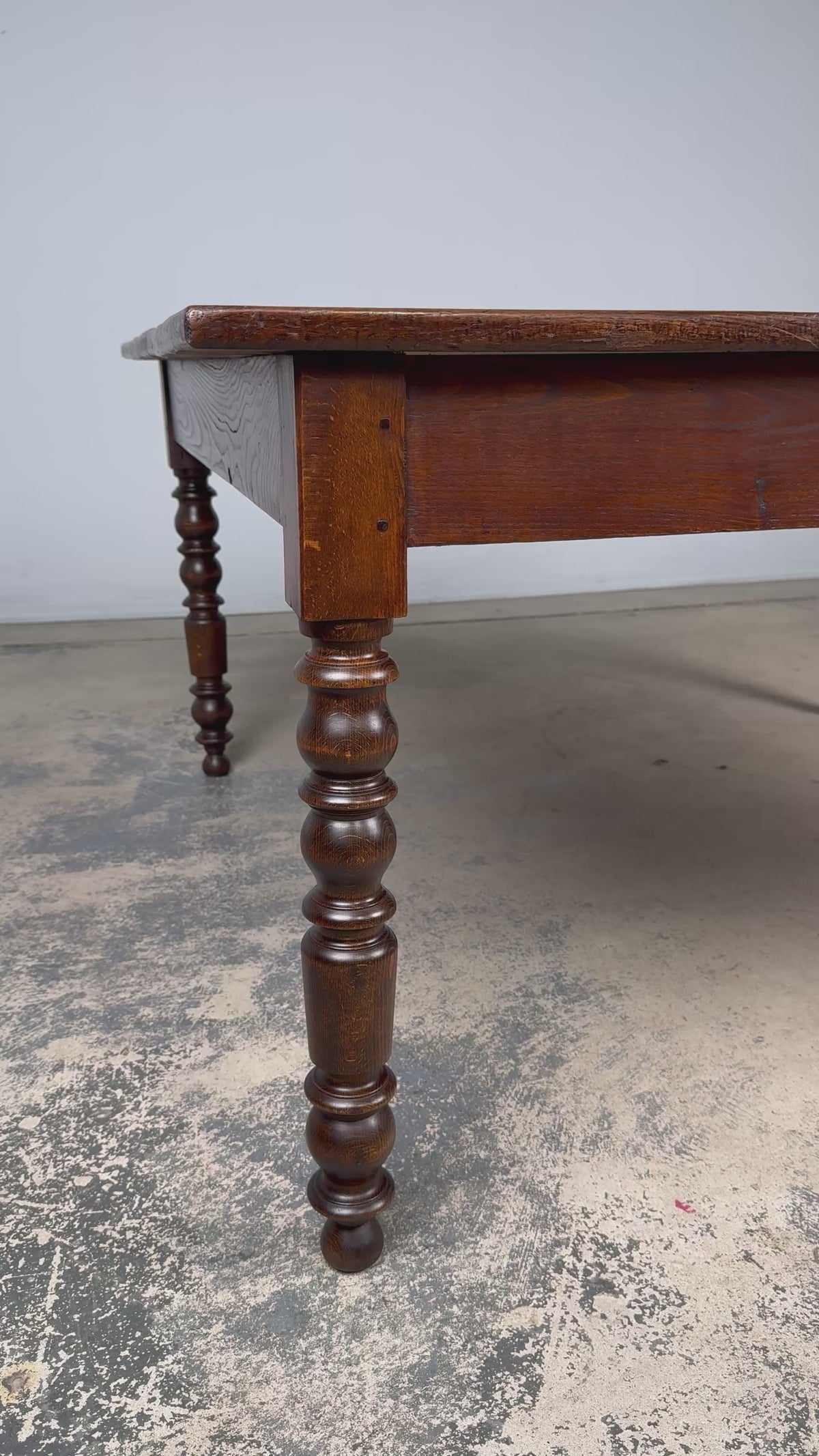 Mid-19th Century French Louis Philippe Oak Table